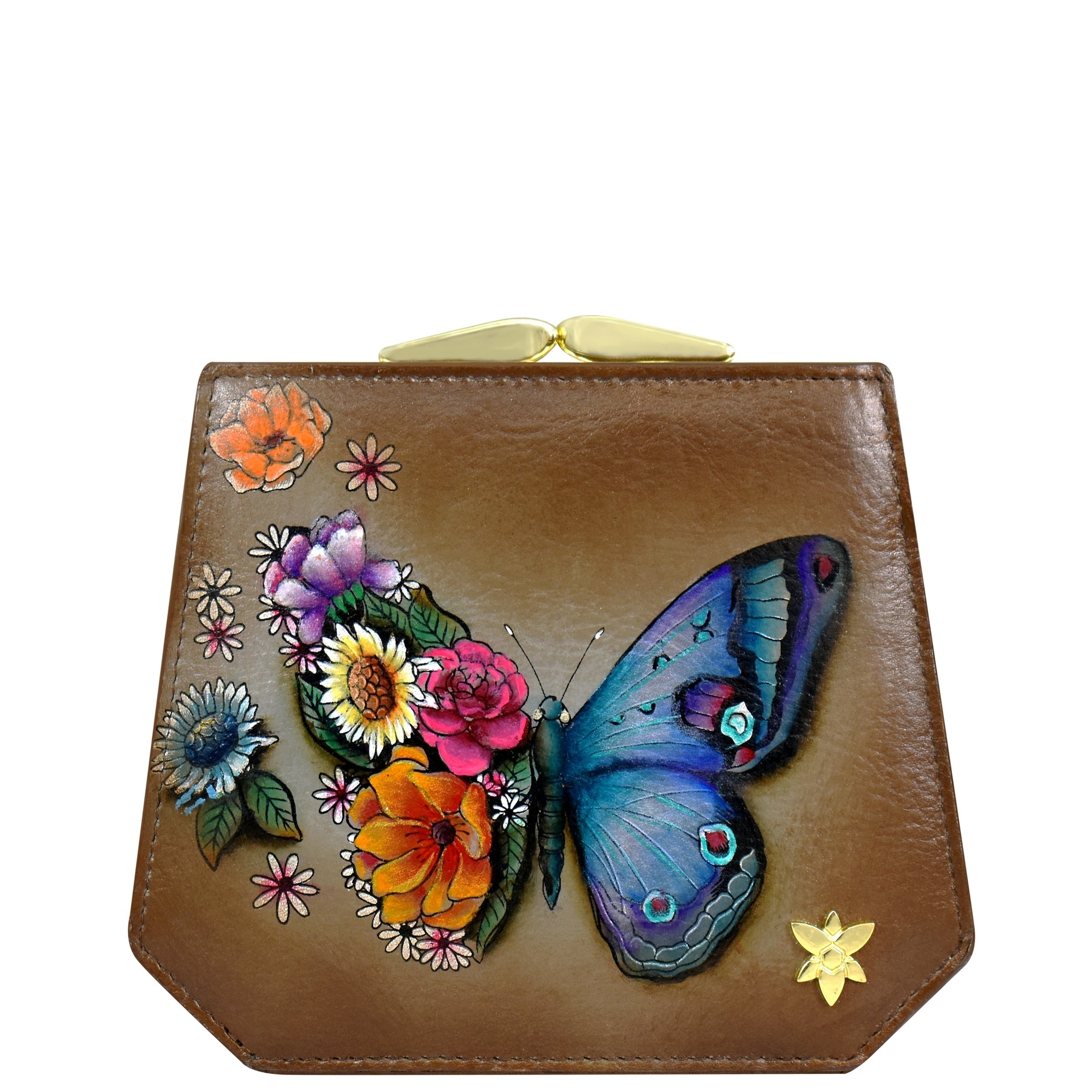 Anuschka Butterfly Satchel order and Matching Wallet