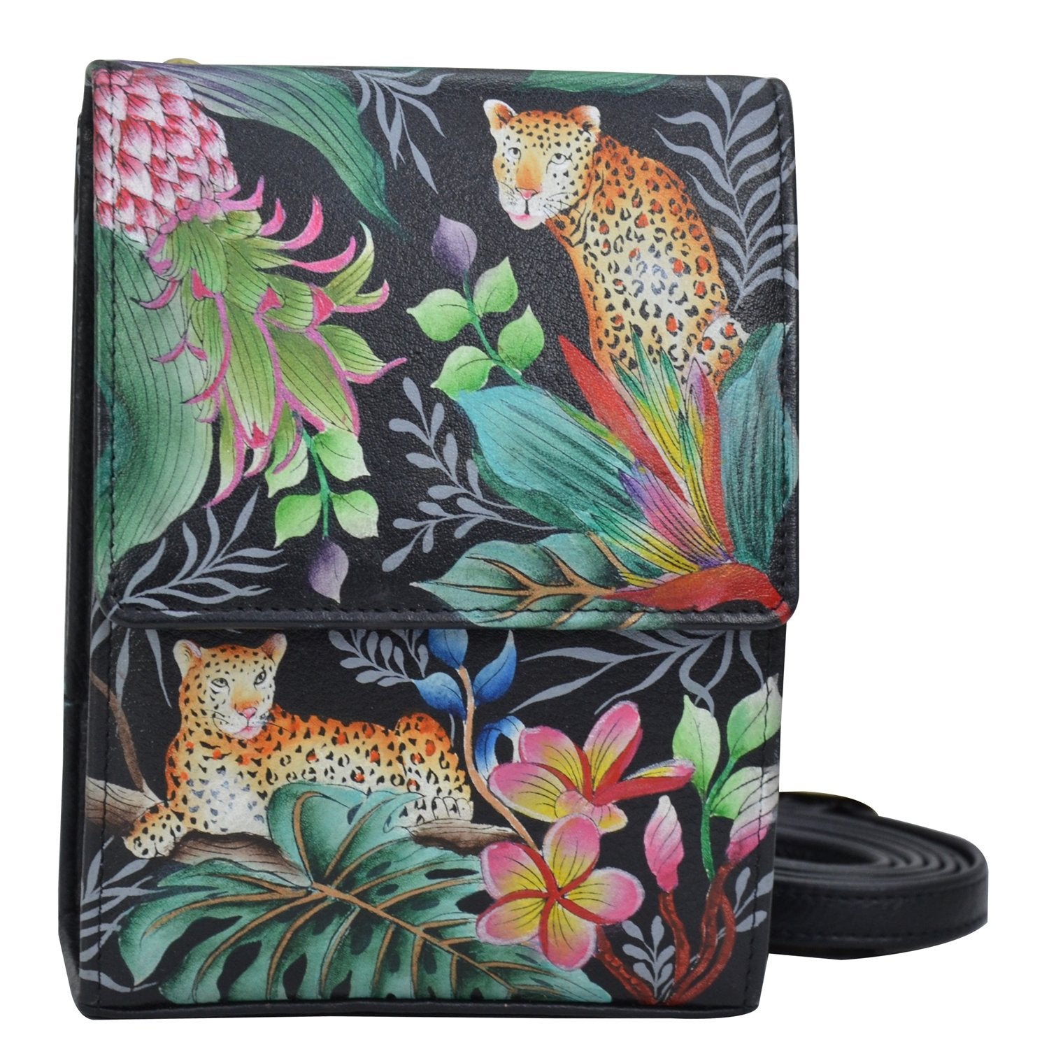 Jungle Queen Triple Compartment Crossbody Organizer - 412