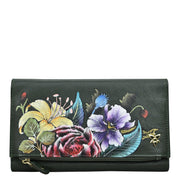 Vintage Floral Three Fold Clutch - 1136