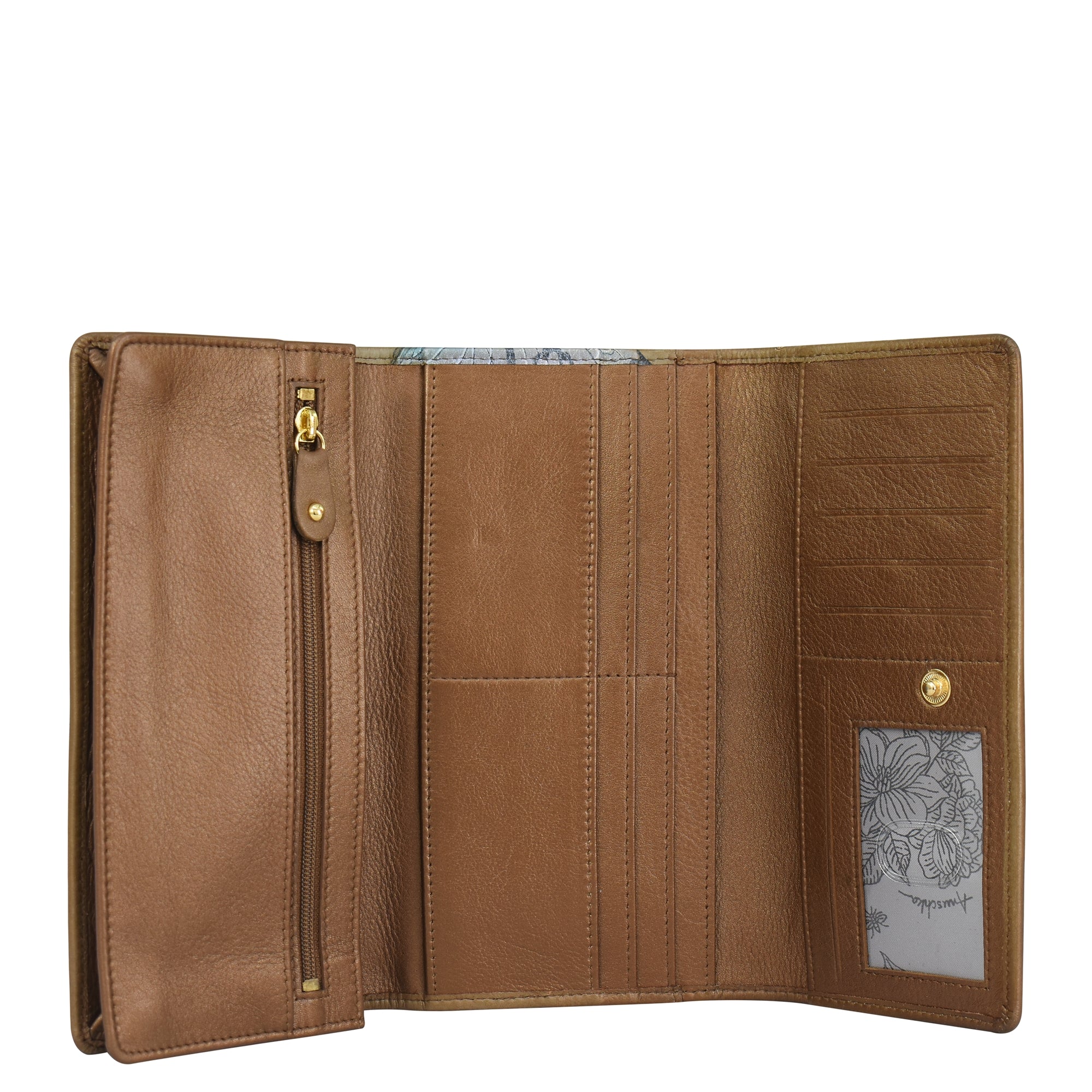 Triple Fold RFID Clutch Wallet - 1150