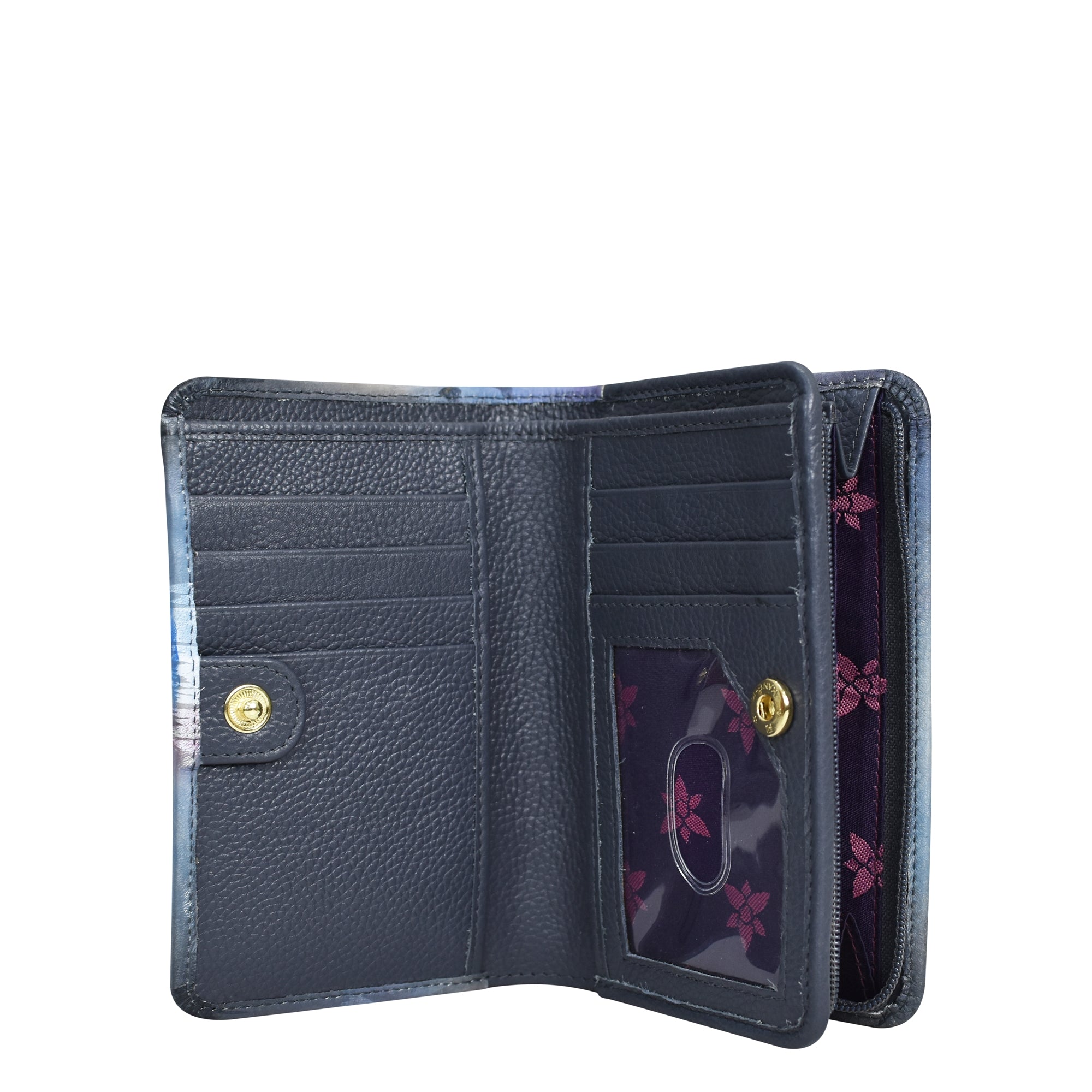 Two-Fold Small Organizer Wallet - 1166