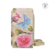 Tooled Rose Almond Crossbody Phone Case - 1173