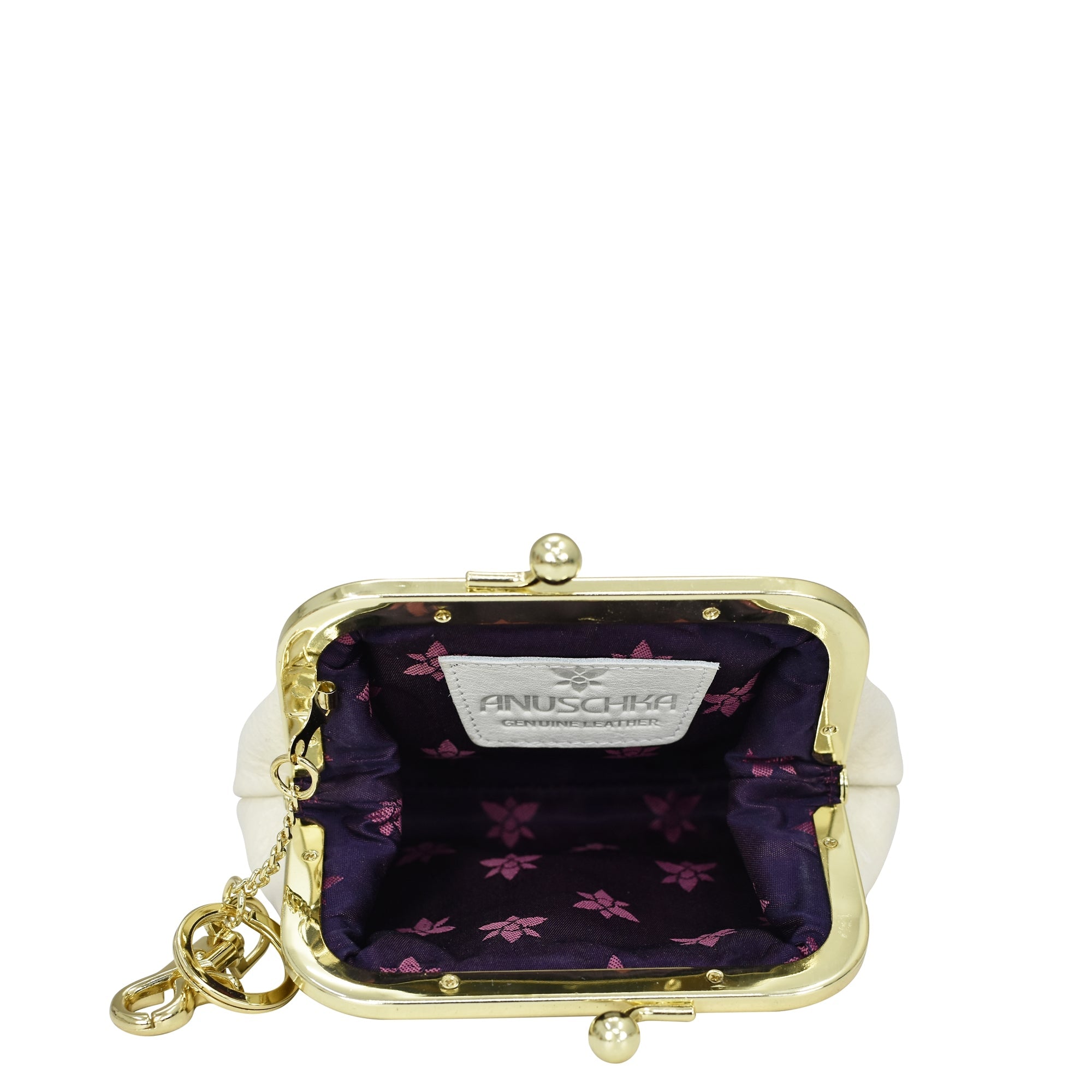 Clasp Pouch With Key Fobs - 1177