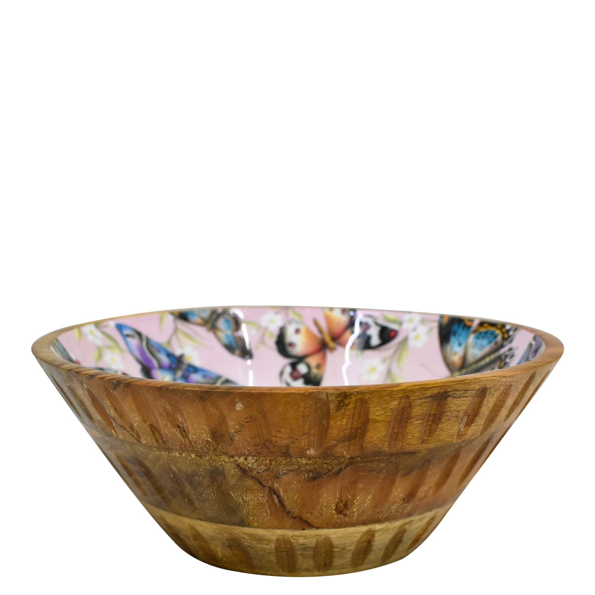 Wooden Printed Bowl - 25003