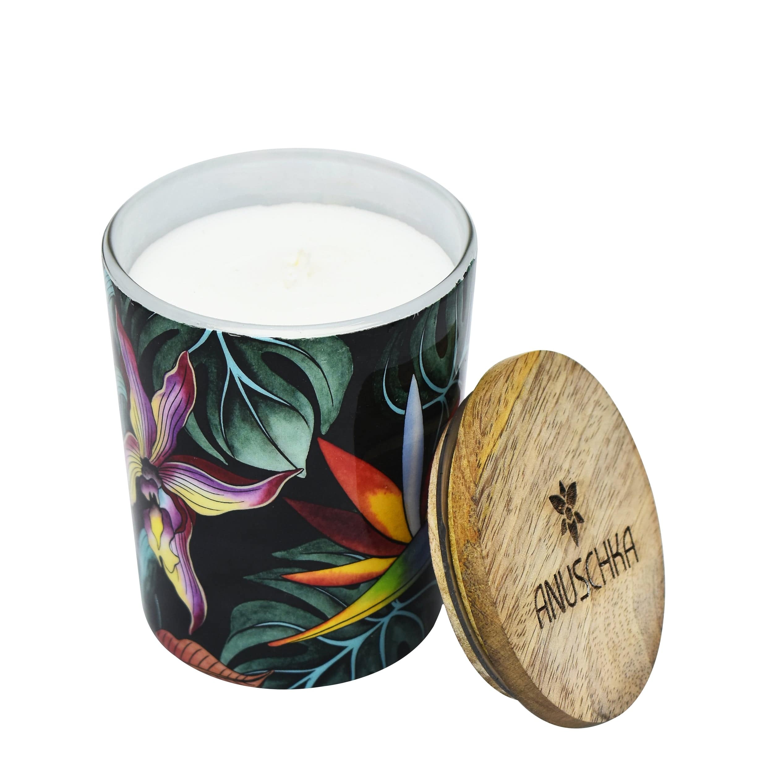 Printed Glass Candle Jar - 25005