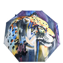 Load image into Gallery viewer, Abstract Leopard Auto Open/ Close Printed Umbrella - 3100
