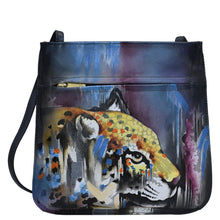 Load image into Gallery viewer, Abstract Leopard Slim Crossbody With Front Zip - 452
