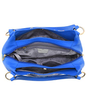 Triple Compartment Ruched Hobo - 721