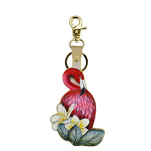 Load image into Gallery viewer, Painted Leather Bag Charm K0036 - Keycharms
