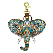 Painted Leather Bag Charm K0039 - Keycharms