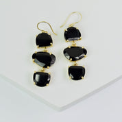 Long Triple Drop Earrings - VER0011