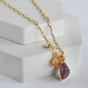 Abstract Gemstone Pendant - VNK0005