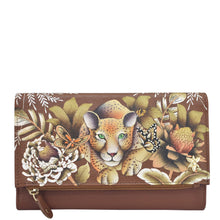 Load image into Gallery viewer, Cleopatra&#39;s Leopard Three Fold Clutch - 1136
