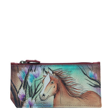 Load image into Gallery viewer, Free Spirit RFID Blocking Card Case with Coin Pouch - 1140
