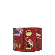 Painted Leather Cuff - 1176