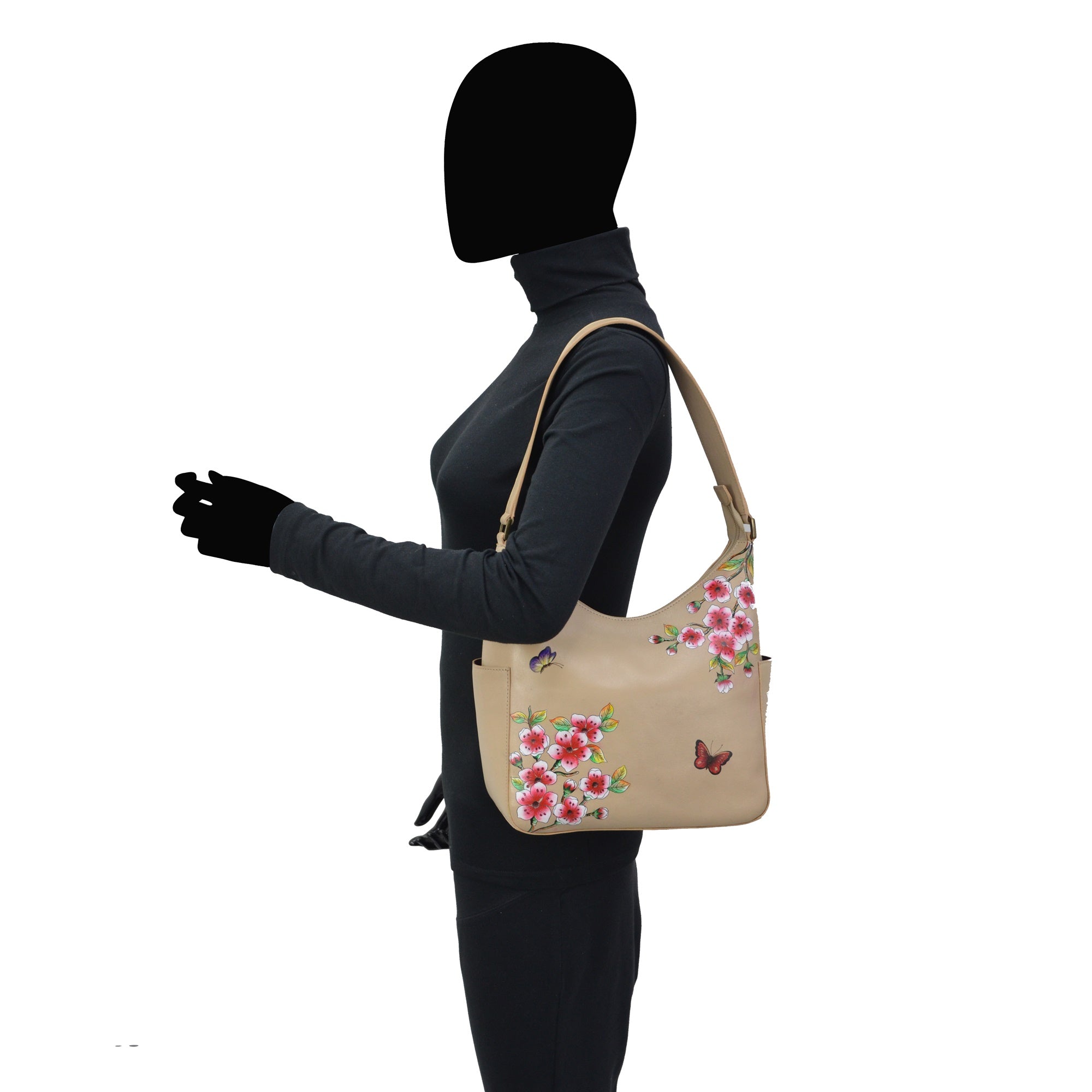 Classic Hobo With Side Pockets - 382