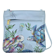 Load image into Gallery viewer, Underwater Beauty - Slim Crossbody With Front Zip - 452
