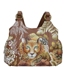 Load image into Gallery viewer, Cleopatra&#39;s Leopard Triple Compartment Satchel - 469
