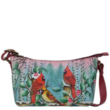 Load image into Gallery viewer, Snowy Cardinal Everyday Shoulder Hobo - 670
