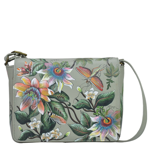 Floral Passion Flap Crossbody - 683