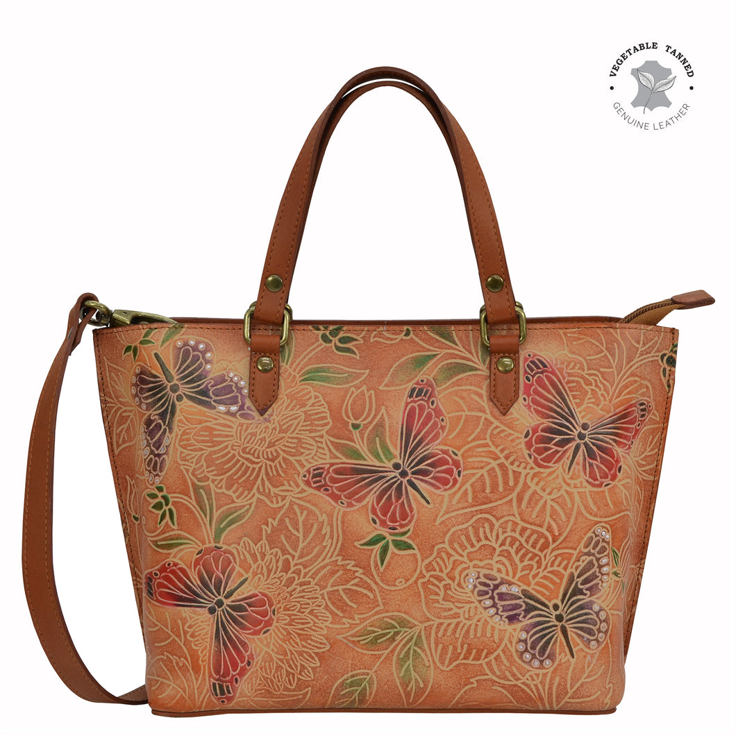 Tooled Butterfly Multi Medium Tote - 693